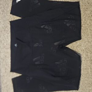 Adidas Black Logo Leggings